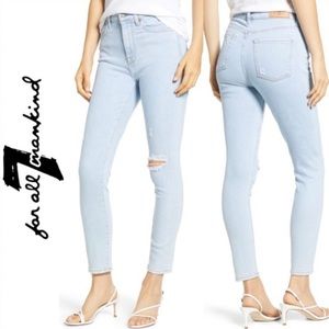 7 For All Mankind Luxe Vintage High Rise Skinny Jeans